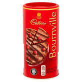 Cadbury - Bournville Cocoa - 250g comes in a red, cylindrical container with a chocolate cake image on the front, and is ideal for baking or making hot chocolate.